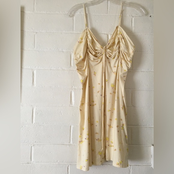 Urban Outfitters Dresses & Skirts - Urban Outfitters Pale Yellow Floral Cream Dress